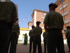 Una imagen del acto oficial celebrado esta mañana de jueves en la Comandancia. /SN