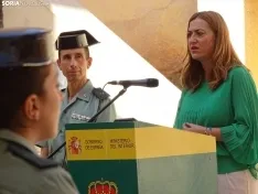 Una imagen del acto oficial celebrado esta mañana de jueves en la Comandancia. /SN