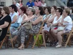 Una imagen de la plaza Mayor de Soria en el atardecer de este viernes. /SN