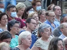 Una imagen de la plaza Mayor de Soria en el atardecer de este viernes. /SN