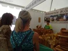 Una imagen de la feria este lunes. /SN