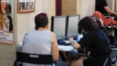 Una imagen del rodaje de la serie este miércoles. /SN