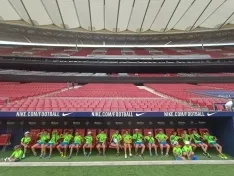 Foto 7 - En im&aacute;genes: La visita del campus del S. D. Almaz&aacute;n al Wanda Metropolitano