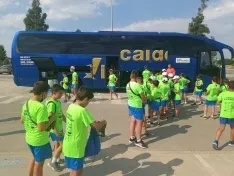 Foto 5 - En im&aacute;genes: La visita del campus del S. D. Almaz&aacute;n al Wanda Metropolitano