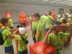Foto 4 - En im&aacute;genes: La visita del campus del S. D. Almaz&aacute;n al Wanda Metropolitano