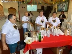Reparto de la tajada cocida en Santo Tomé, San Clemente y San Martín