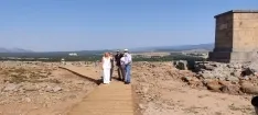 Foto 3 - El Yacimiento de Numancia estrena un nuevo tramo de pasarela a la espera de un impulso real y un relevo en la investigaci&oacute;n
