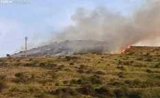 Una imagen del fuego instantes después de ser detectado. /SN