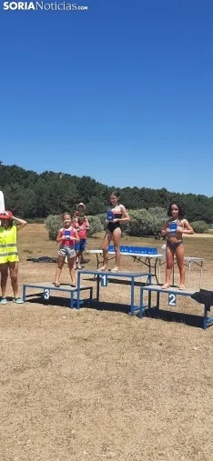 Una imagen de la travesía hoy en el pantano. 