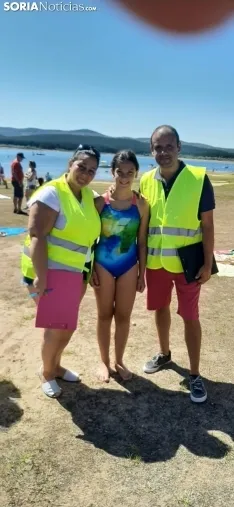 Una imagen de la travesía hoy en el pantano. 