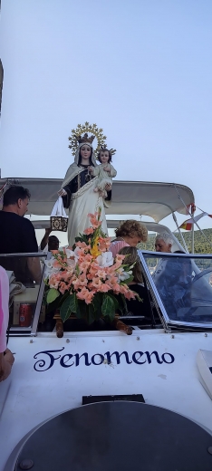 Romería náutica de la Virgen del Carmen. /VH