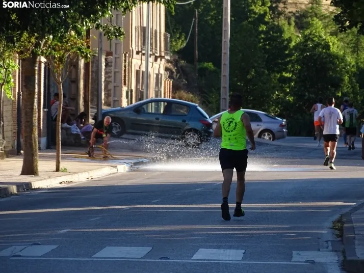 Una imagen de la tarde hoy en El Burgo. /SN
