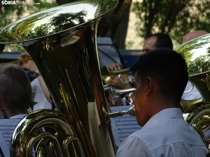 Una imagen del concierto de este miércoles en el parque del Castillo. /SN