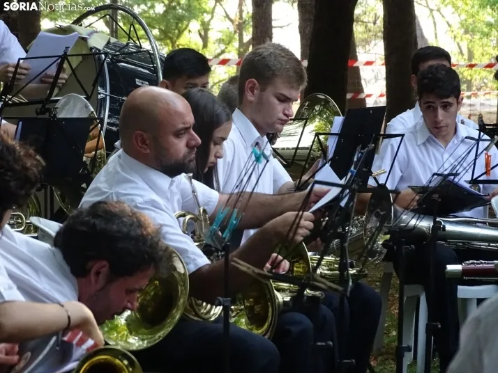 Una imagen del concierto de este miércoles en el parque del Castillo. /SN