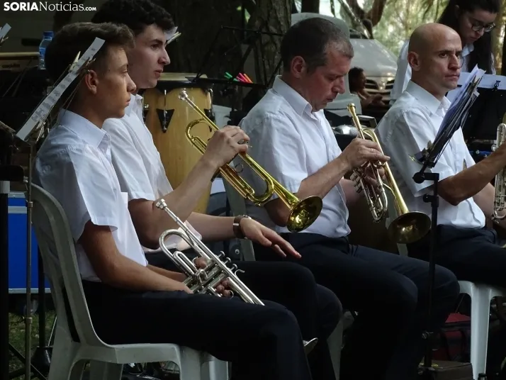 Una imagen del concierto de este miércoles en el parque del Castillo. /SN
