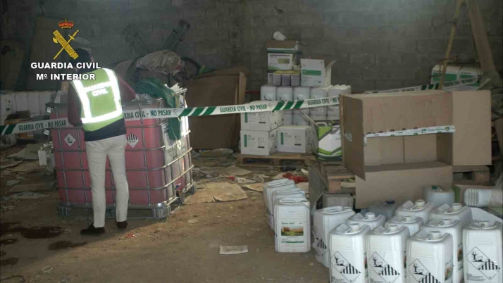 Intervienen en España más de 23 toneladas de productos fitosanitarios, 4 en Soria, perjudiciales para el medio ambiente y la salud pública 