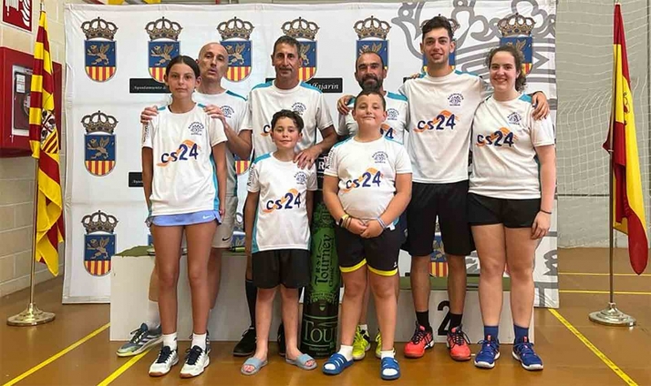 El bádminton soriano cierra la primera parte de temporada con podios en Afajarín