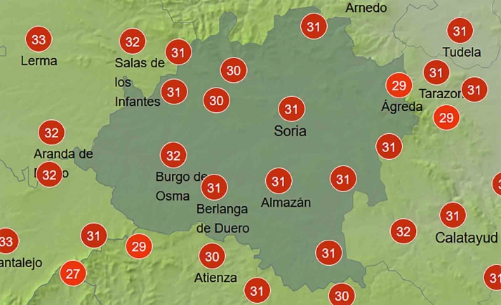 El tiempo en Soria: Suben las mínimas