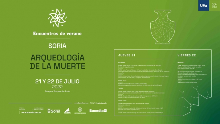 Los IV Encuentros de Verano de la UVa llegan al Campus Duques de Soria, jueves y viernes