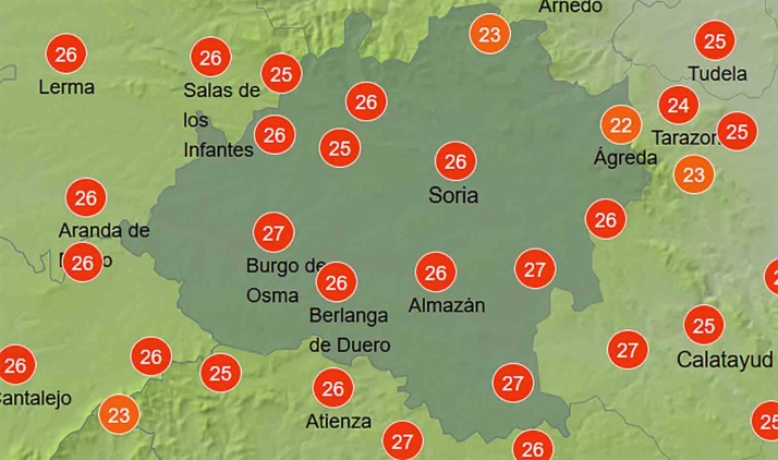 El tiempo en Soria: Bajan las mínimas