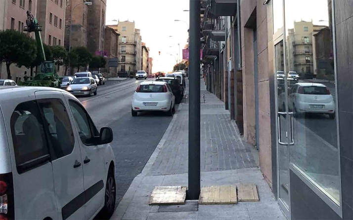 Piden más control en las obras de la calle Santo Tomé
