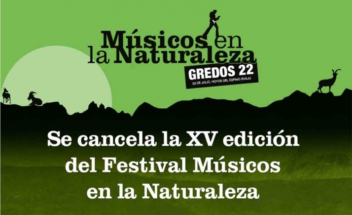 La XV edición del Festival Músicos en la Naturaleza, cancelada