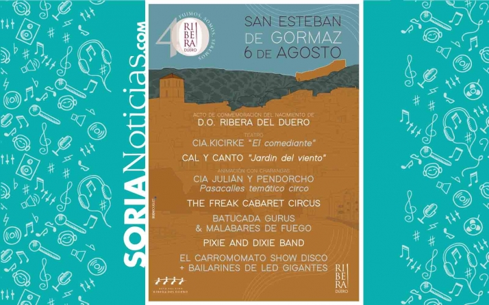 El 6 de agosto San Esteban vivirá por todo lo alto los 40 años de la DO Ribera del Duero