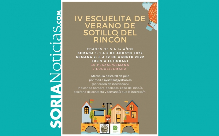 Últimas plazas para la Escuelita de verano en Sotillo del Rincón