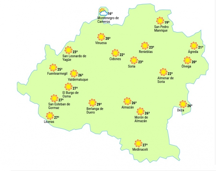 No se descarta algún chubasco disperso este lunes