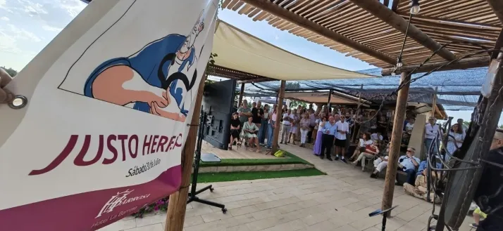 Homenaje al artesano de forja Justo Herrero