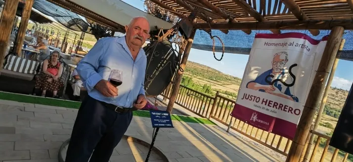 Homenaje al artesano de forja Justo Herrero