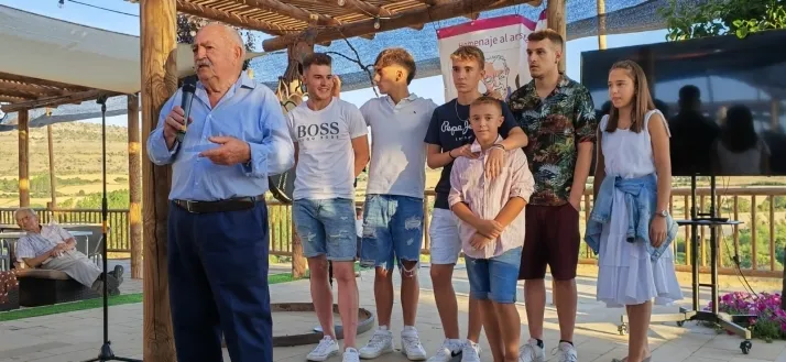 Homenaje al artesano de forja Justo Herrero