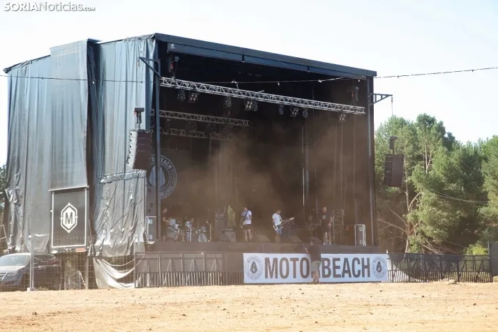 Motoball en el Motorbeach 2022 en Vinuesa
