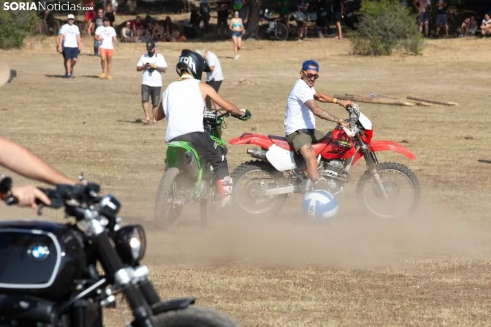 Motoball en el Motorbeach 2022 en Vinuesa