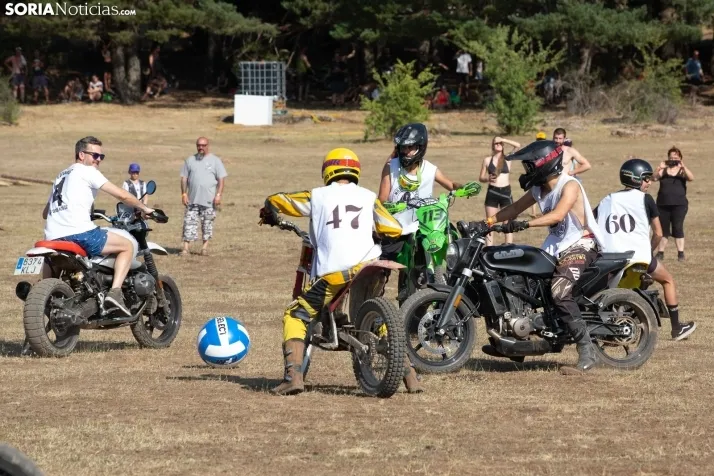 Motoball en el Motorbeach 2022 en Vinuesa