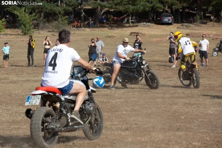 Motoball en el Motorbeach 2022 en Vinuesa