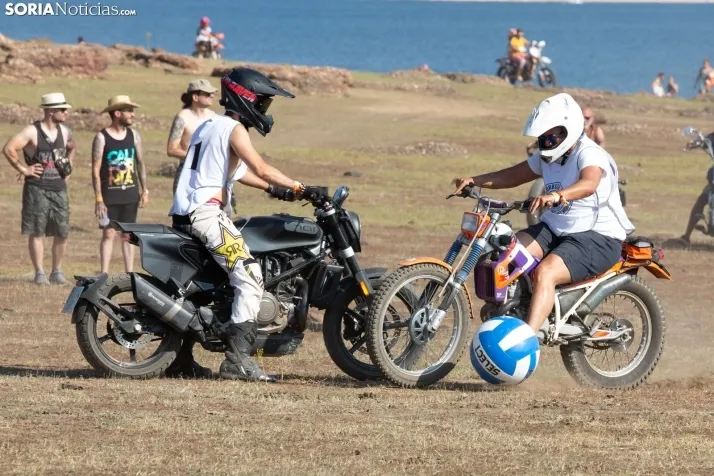 Motoball en el Motorbeach 2022 en Vinuesa