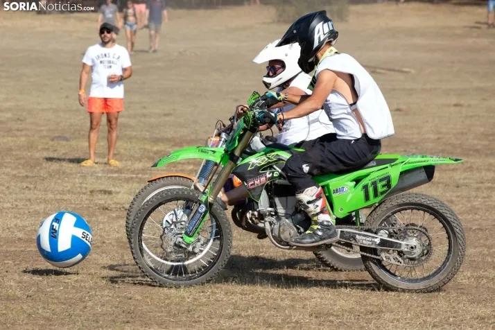 Motoball en el Motorbeach 2022 en Vinuesa