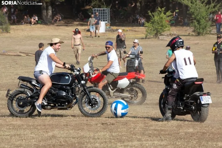 Motoball en el Motorbeach 2022 en Vinuesa