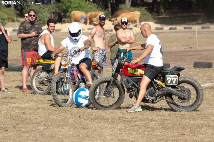 Motoball en el Motorbeach 2022 en Vinuesa