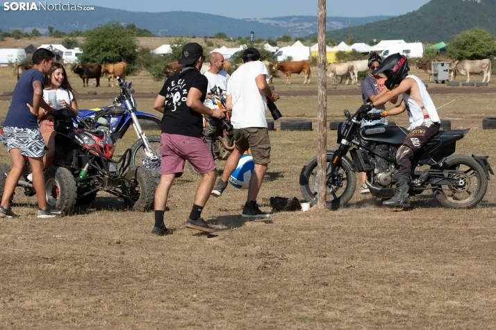 Motoball en el Motorbeach 2022 en Vinuesa