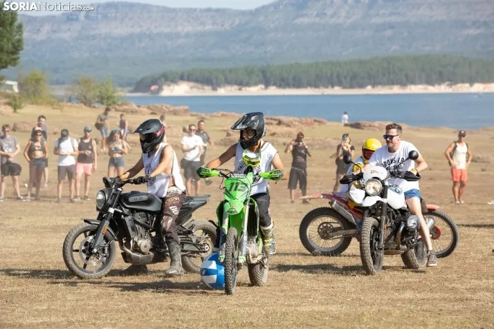 Motoball en el Motorbeach 2022 en Vinuesa