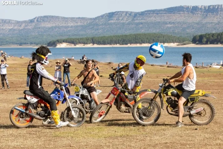 Motoball en el Motorbeach 2022 en Vinuesa