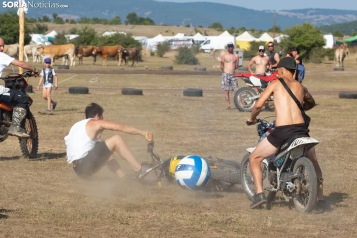 Motoball en el Motorbeach 2022 en Vinuesa