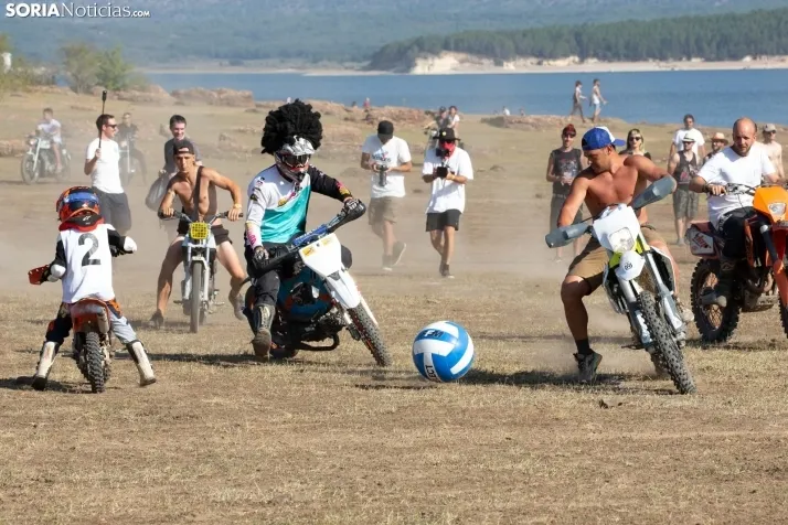 Motoball en el Motorbeach 2022 en Vinuesa