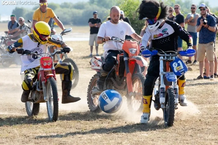Motoball en el Motorbeach 2022 en Vinuesa