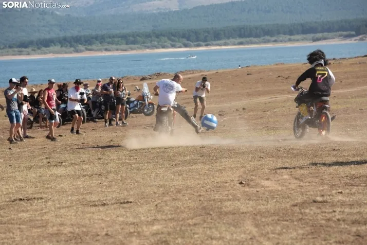 Motoball en el Motorbeach 2022 en Vinuesa