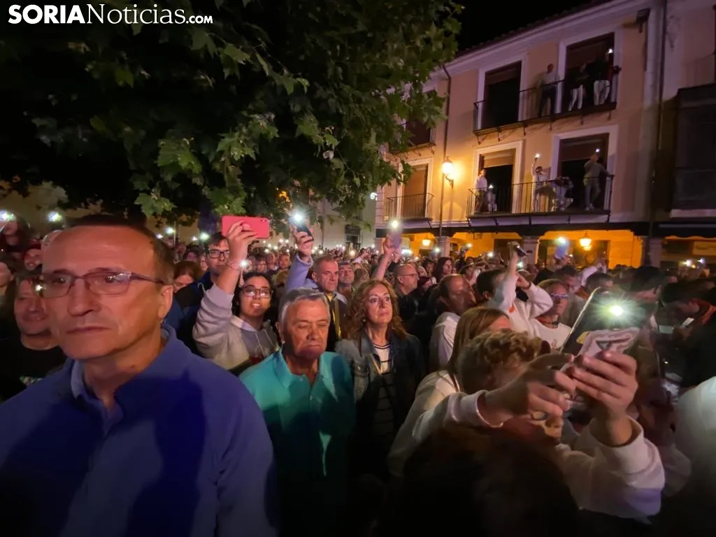 Una imagen del ambiente en la madrugada de este viernes. /María Ferrer