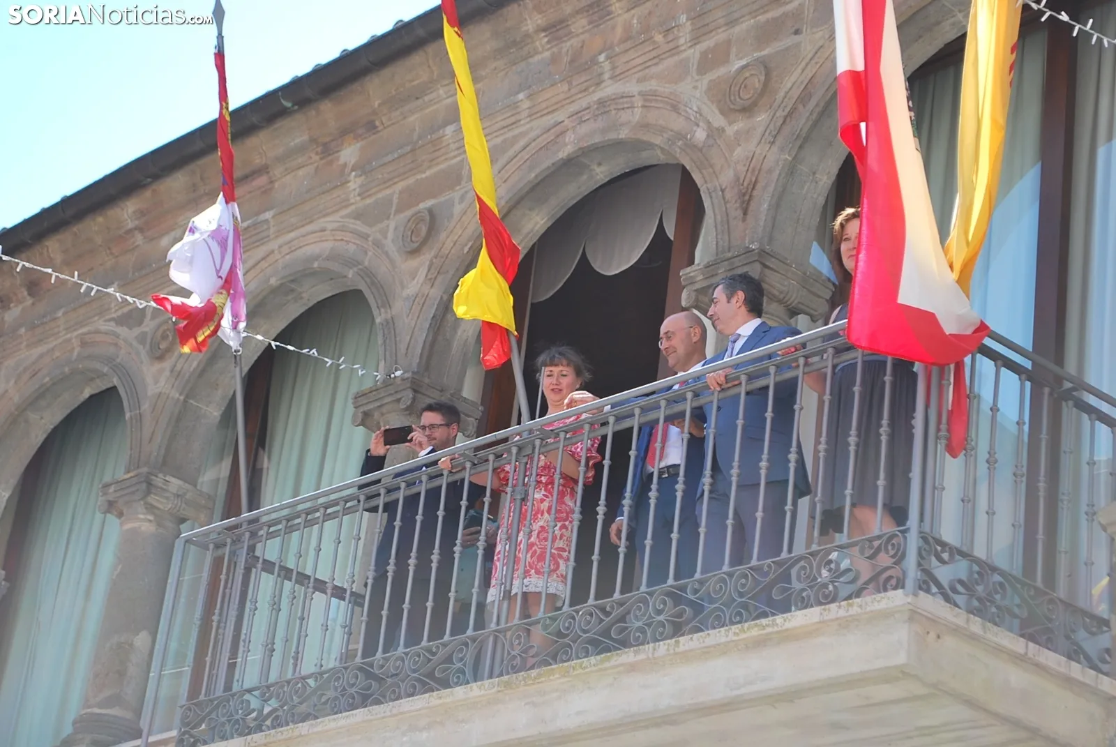Una imagen de la pedida del toro este San Roque en Ágreda. /SN