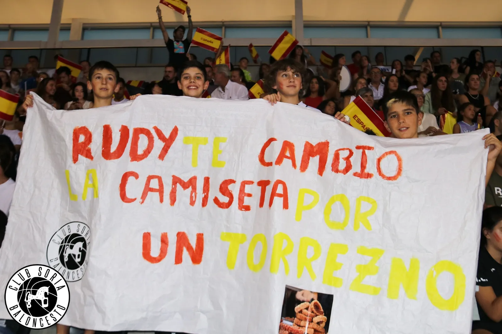 Una imagen de la presencia soriana este miércoles en Pamplona. /CSB